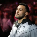 Brad Tavares prepares to face Chris Weidman in a middleweight fight during the UFC 292 event at TD Garden on August 19, 2023 in Boston, Massachusetts.