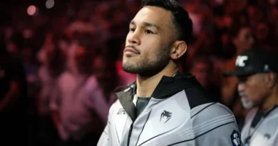 Brad Tavares prepares to face Chris Weidman in a middleweight fight during the UFC 292 event at TD Garden on August 19, 2023 in Boston, Massachusetts.