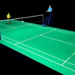A "let" in badminton ensures fair play by allowing a rally to be replayed if it is interrupted by unexpected occurrences.