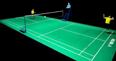 A "let" in badminton ensures fair play by allowing a rally to be replayed if it is interrupted by unexpected occurrences.