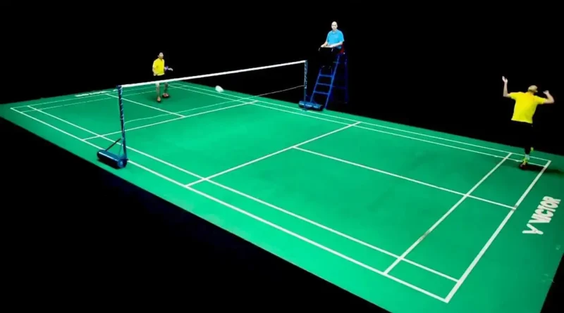 A "let" in badminton ensures fair play by allowing a rally to be replayed if it is interrupted by unexpected occurrences.