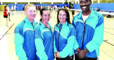 Sandor Jakovics, Krisztina Ihaszy, Sue Dickson and Watkins Fessal, nicknamed "the four crazies,"