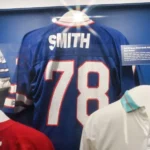 Bruce Smith uniform.