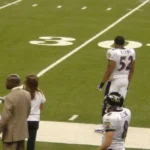 Ray Lewis at Ford Field, Detroit.