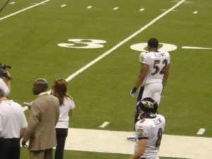 Ray Lewis at Ford Field, Detroit.