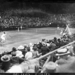Lenglen vs Mallory at 1921 World Hard Court Championships.