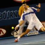 Novak Djokovic at the 2011 Australian Open.