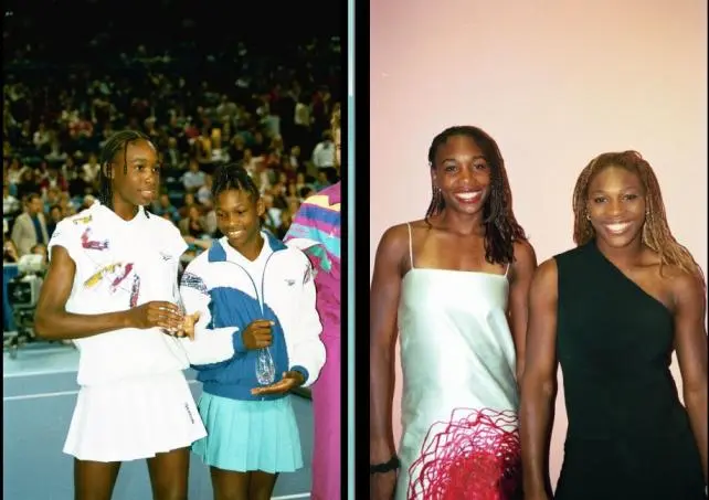 Venus and Serena 1993 and 2001.