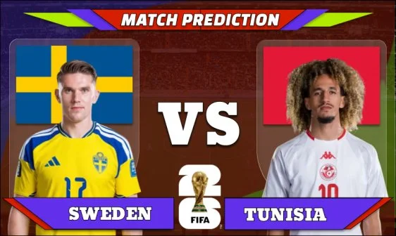 FIFA World Cup 2026 Match 12: Sweden vs Tunisia Prediction