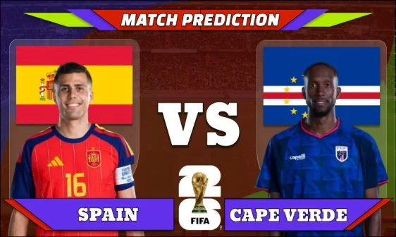 FIFA World Cup 2026 Match 13: Spain vs Cape Verde Prediction