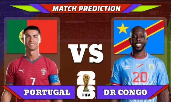FIFA World Cup 2026 Match 21: Portugal vs DR Congo Prediction