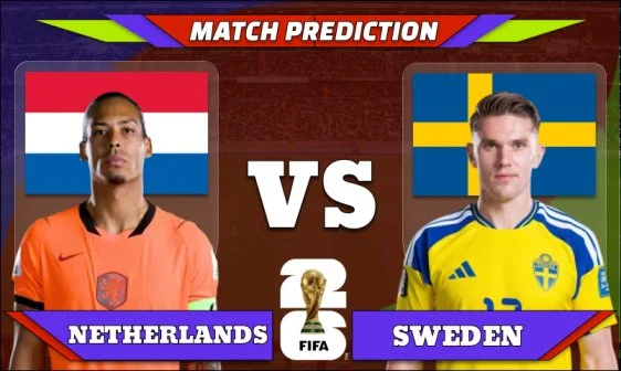 FIFA World Cup 2026 Match 33: Netherlands vs Sweden Prediction
