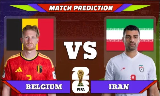 FIFA World Cup 2026 Match 38: Belgium vs Iran Prediction