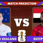 FIFA World Cup 2026 Match 40: New Zealand vs Egypt Prediction