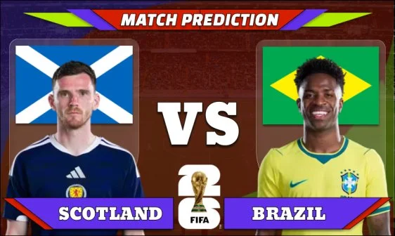 FIFA World Cup 2026 Match 51: Scotland vs Brazil Prediction