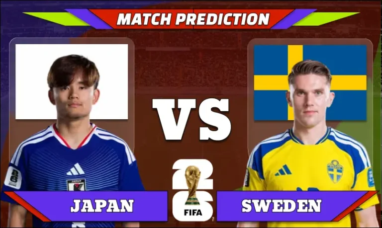 FIFA World Cup 2026 Match 57: Japan vs Sweden Prediction