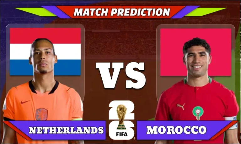 FIFA World Cup 2026 Round of 32, Match 76: Netherlands vs Morocco Prediction