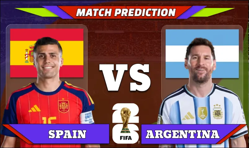 FIFA World Cup 2026 Final, Match 104: Spain vs Argentina Prediction