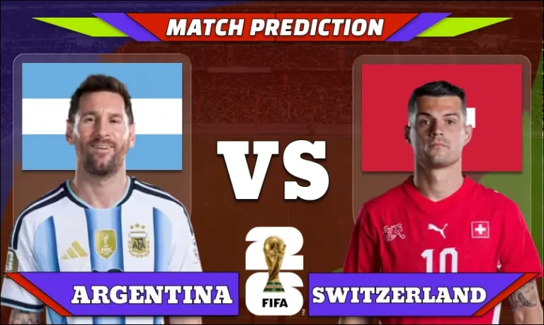 FIFA World Cup 2026 Quarter-finals, Match 100: Argentina vs Switzerland Prediction