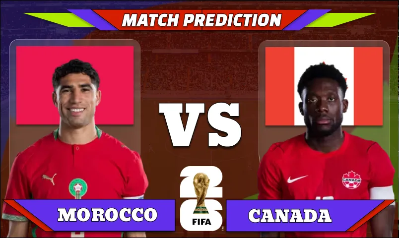 FIFA World Cup 2026 Round of 16, Match 89: Morocco vs Canada Prediction