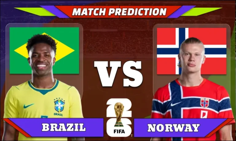 FIFA World Cup 2026 Round of 16, Match 91: Brazil vs Norway Prediction