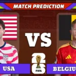 FIFA World Cup 2026 Round of 16, Match 94: USA vs Belgium Prediction
