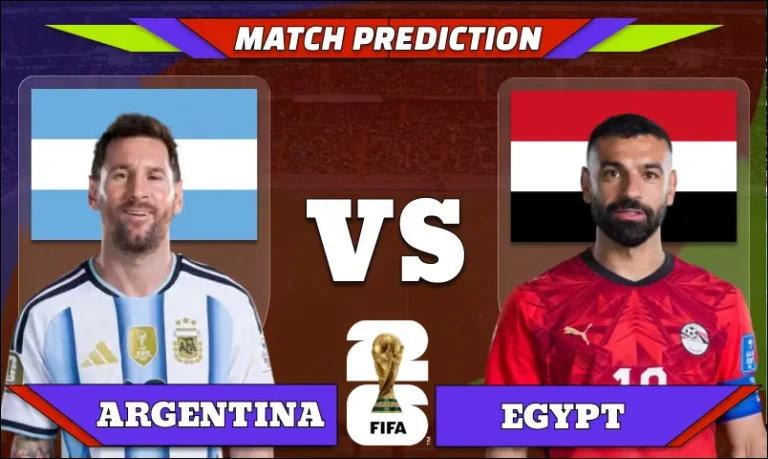 FIFA World Cup 2026 Round of 16, Match 95: Argentina vs Egypt Prediction