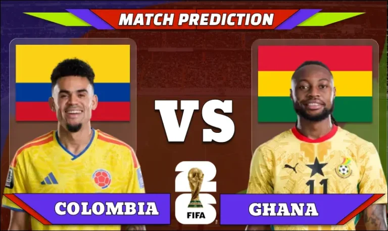 FIFA World Cup 2026 Round of 32, Match 88: Colombia vs Ghana Prediction