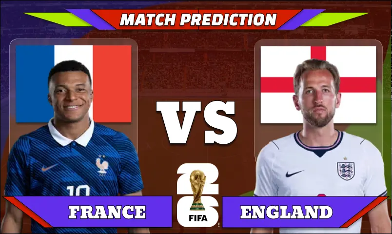 FIFA World Cup 2026 Third place play-off, Match 103: France vs England Prediction