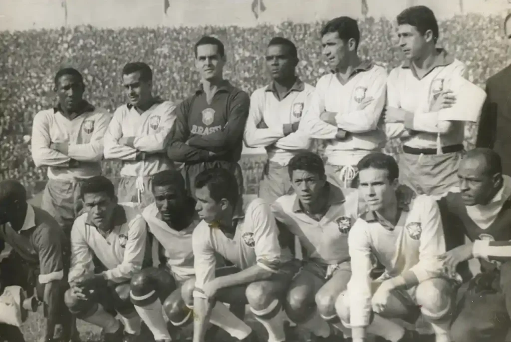 Defending champions Brazil at the 1962 FIFA World Cup.