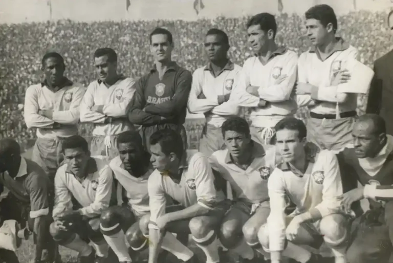 Defending champions Brazil at the 1962 FIFA World Cup.