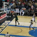 Kevin_Garnett with a Massive Dunk.