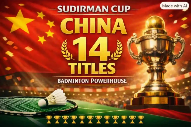 China stands tall with 14 Sudirman Cup titles. (This is an AI-generated image)
