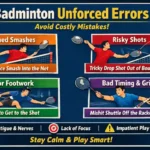 Unforced Error in Badminton. (This is an AI-generated image.)