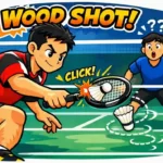 Wood Shot in Badminton. (This is an AI-generated image.)