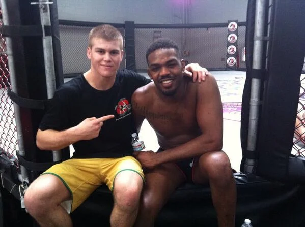 Jake Mattews (Left) Jon Jones (Right)